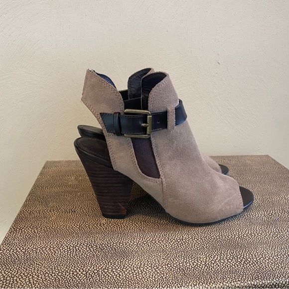 Franco Sarto Beige and Brown Booties - Picture 4 of 7